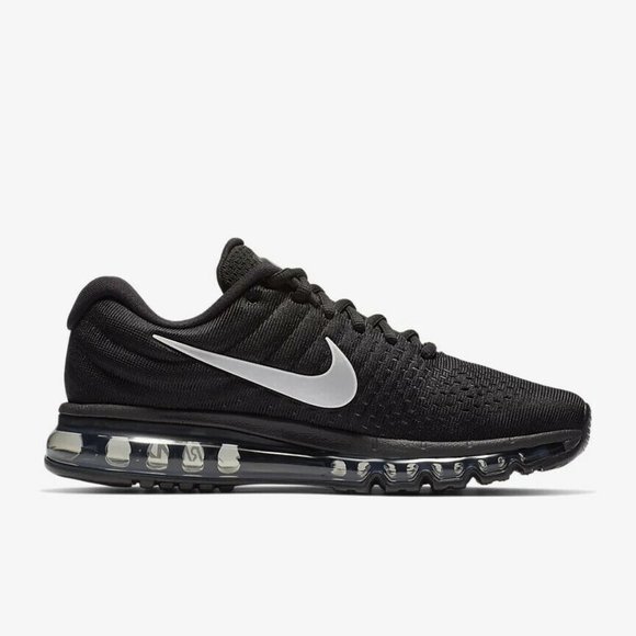 Nike Air Max 2017 Shoes Triple Black Reflective White 849559-001 Mens - Picture 6 of 8